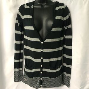 VS Pink Grey/Black Cardigan‎